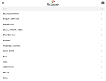 Tablet Screenshot of glassartmoldsandsupplies.com